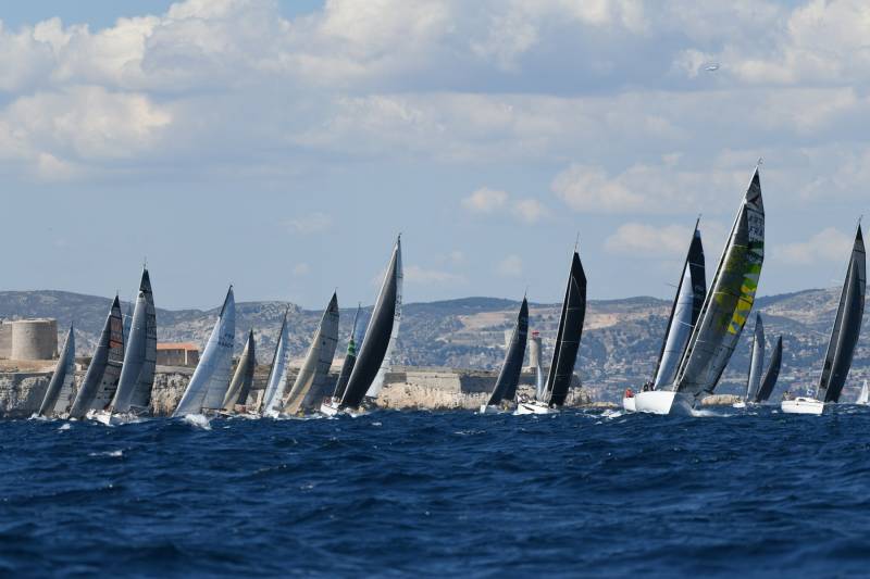 Départ de la Corsica Med à Marseille 2022