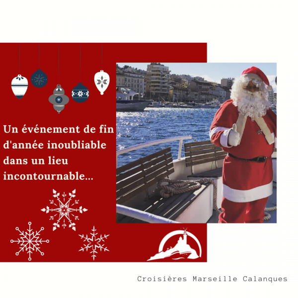 Soirée de fin d'année 2019 à Marseille sur un bateau