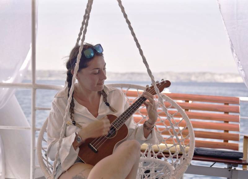 Décoration pour soirée blanche en mer