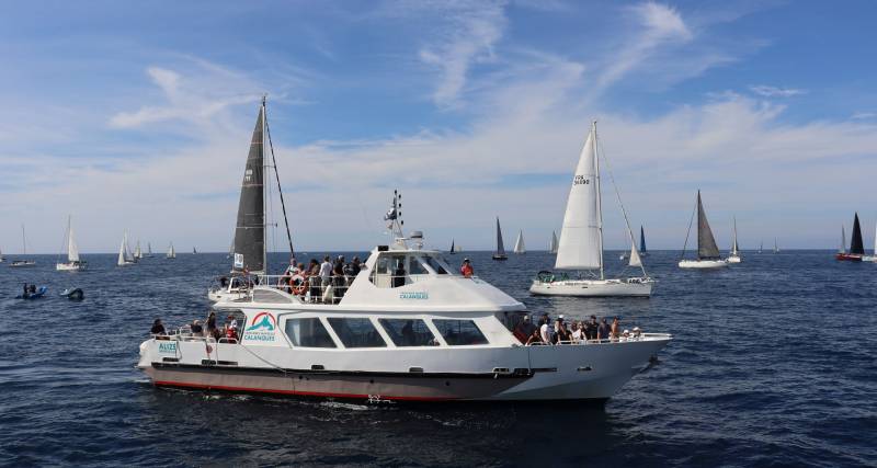 suivre la Juris'cup en bateau