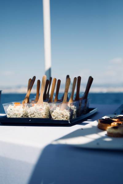 Buffet déjeunatoire sur l'Ilienne