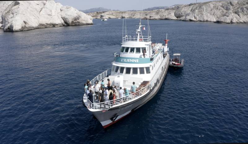 Ilienne dans la baie de marseille