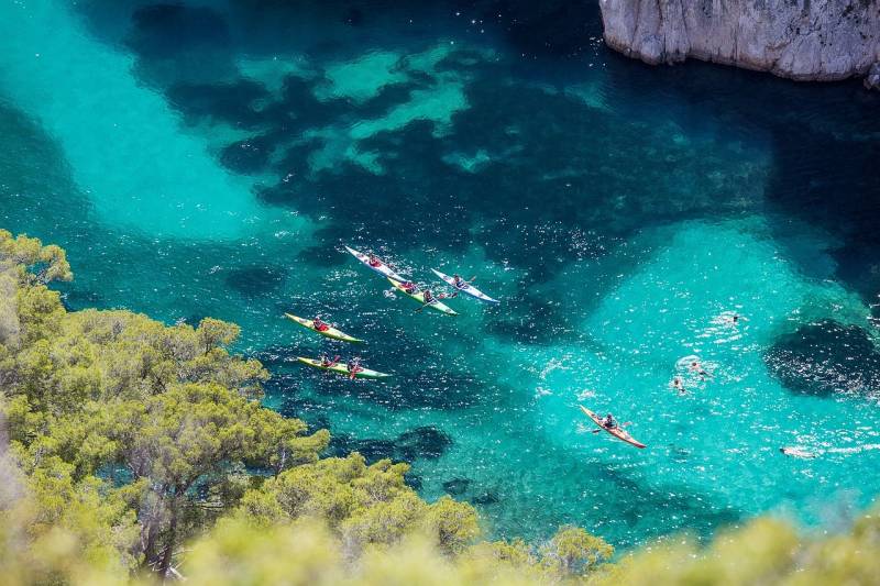 Kayak et paddle dans les calanques