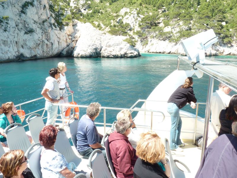 Visite du Parc National des Calanques en groupe